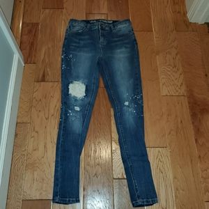 Pant Vanillastar mid rise skinny sz 9 women's